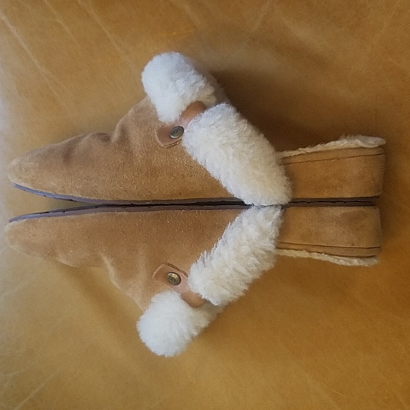 Ugg classic chestnut brown fur slippers mules shoes - Picture 6 of 8